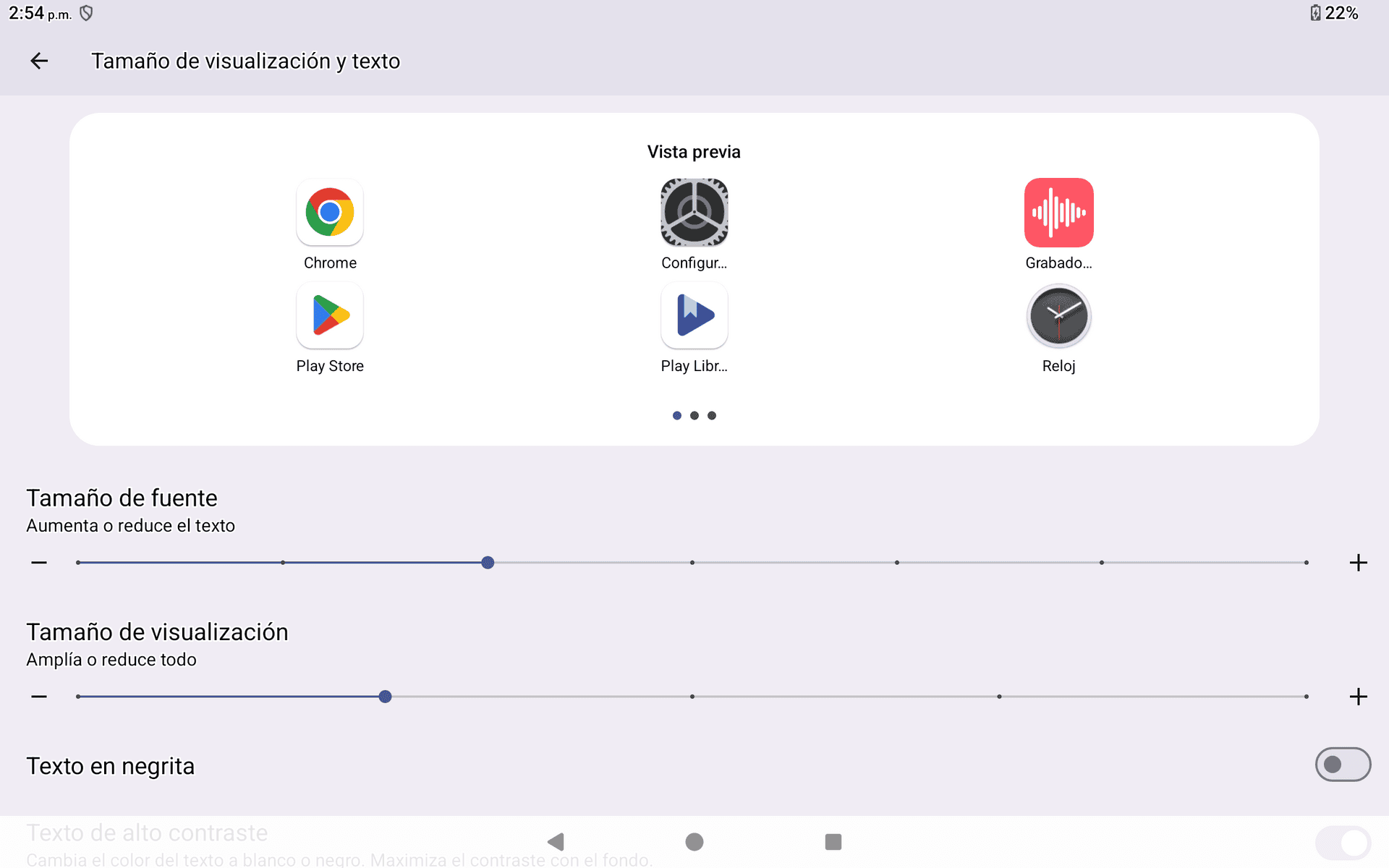 los controles deslizantes